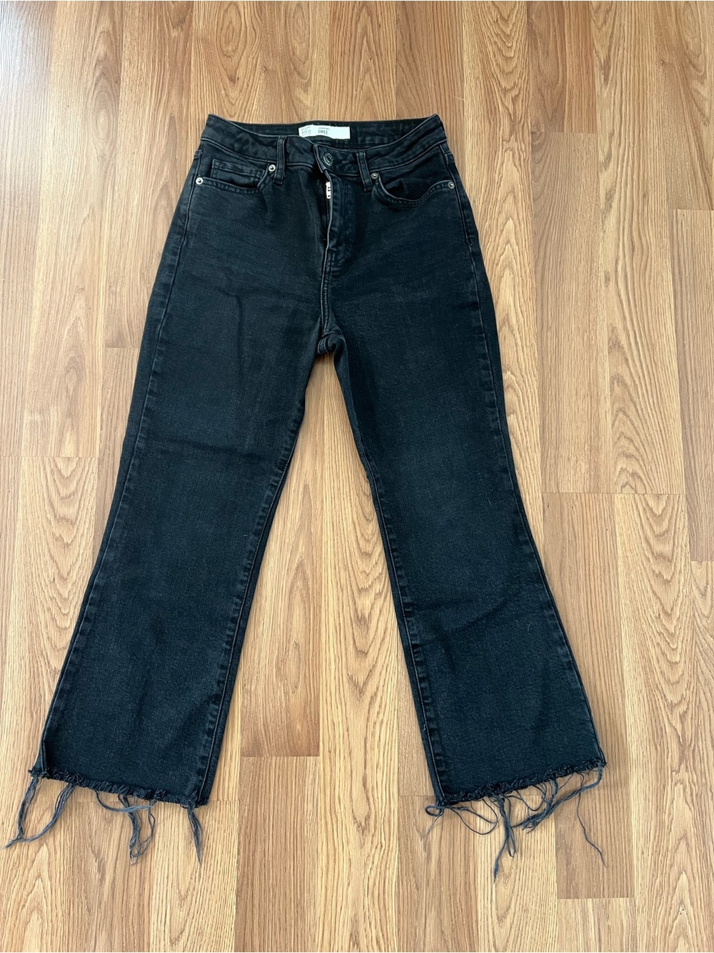 TopShop Motto Dree Black Jeans W26 L30 | THICK Denim